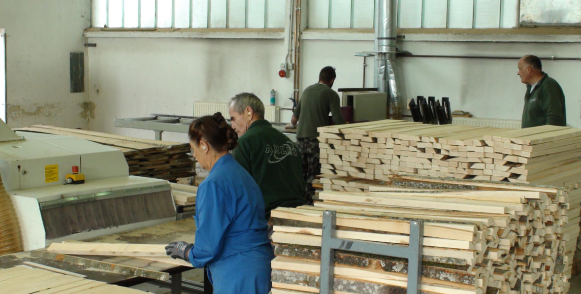 Razrez lesa za industrijo masivnega pohištva